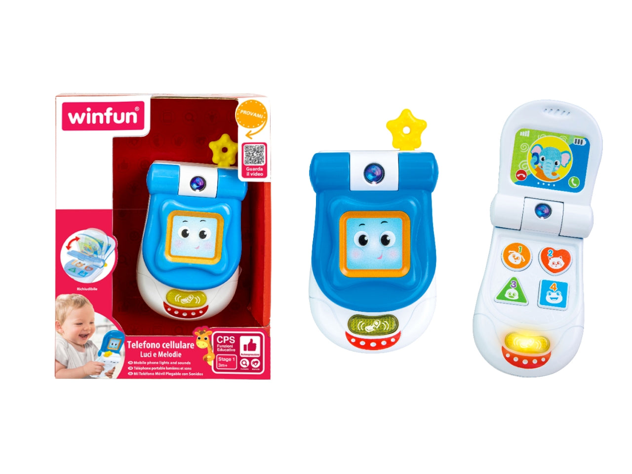 Telefono cellulare luci e melodie