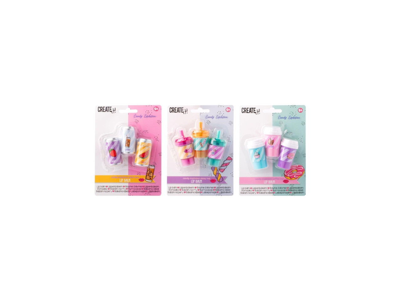Create it!candy 3 lip balm