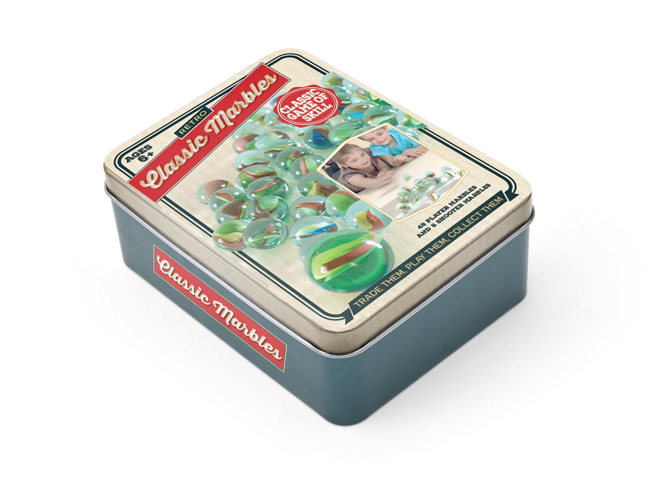 Vintage biglie latta