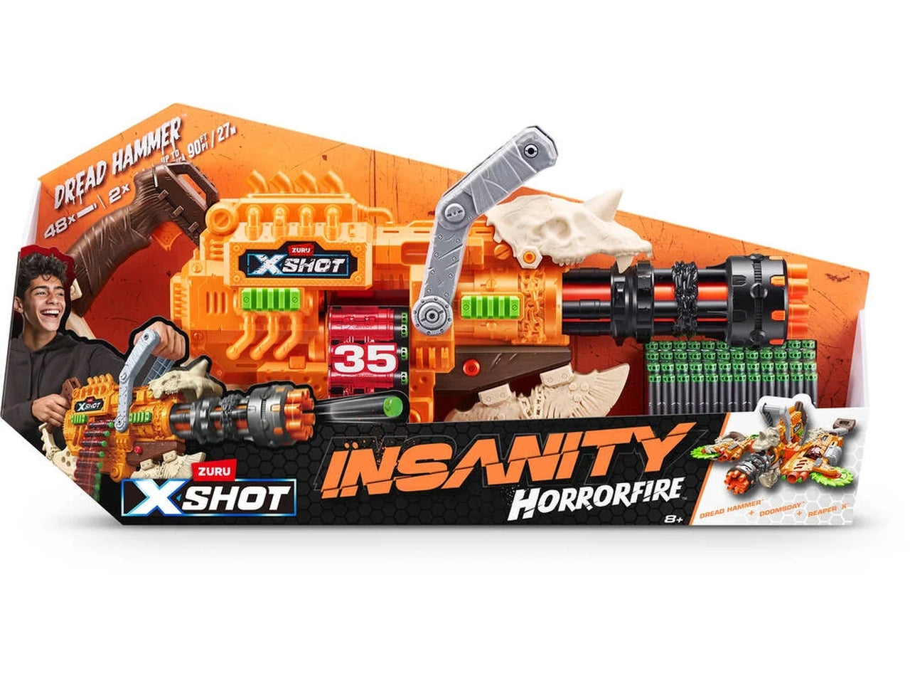 X-shot insanity horrorfire dread hammer | Mattel