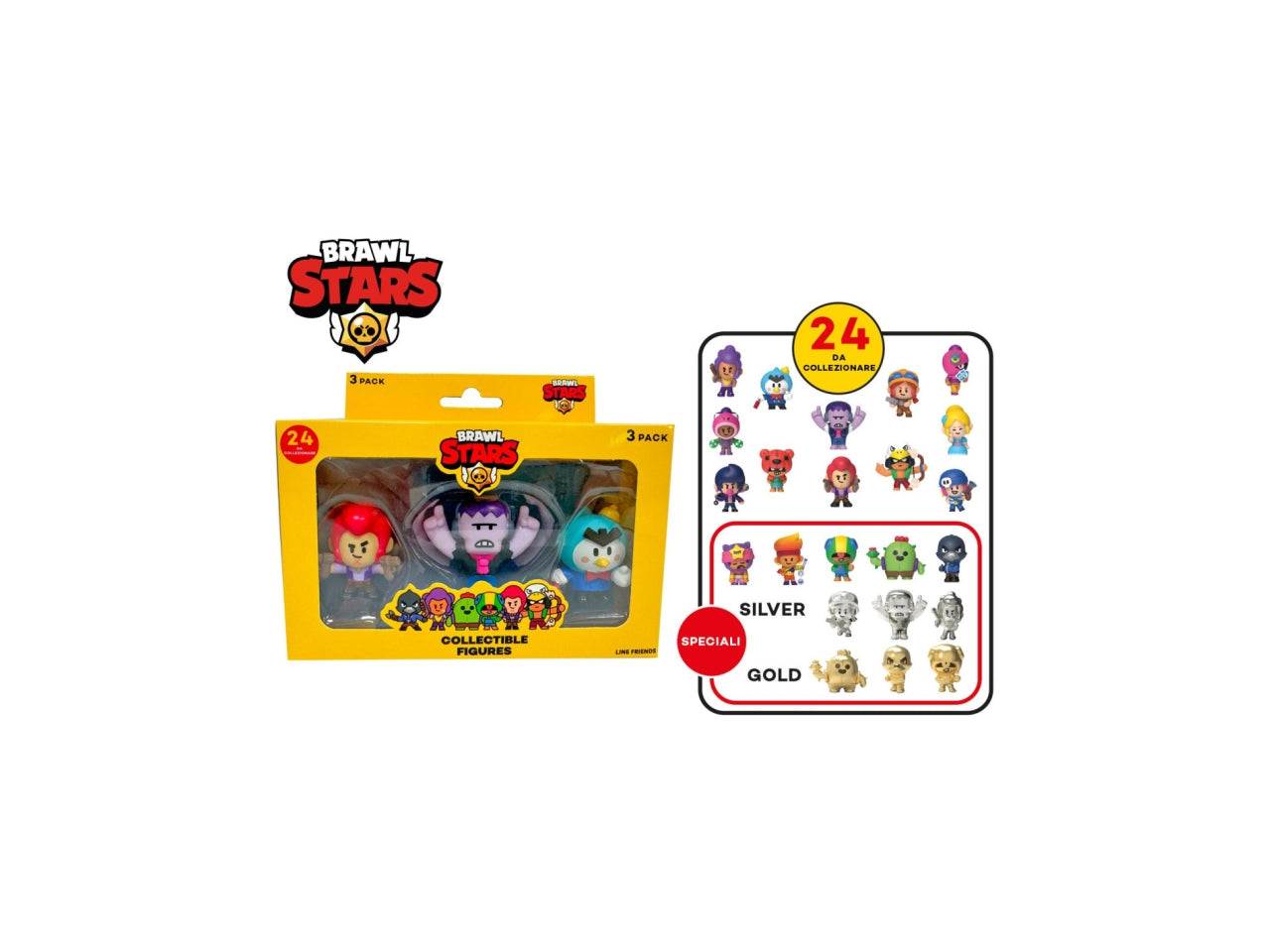 Brawl stars pack 3 personaggi