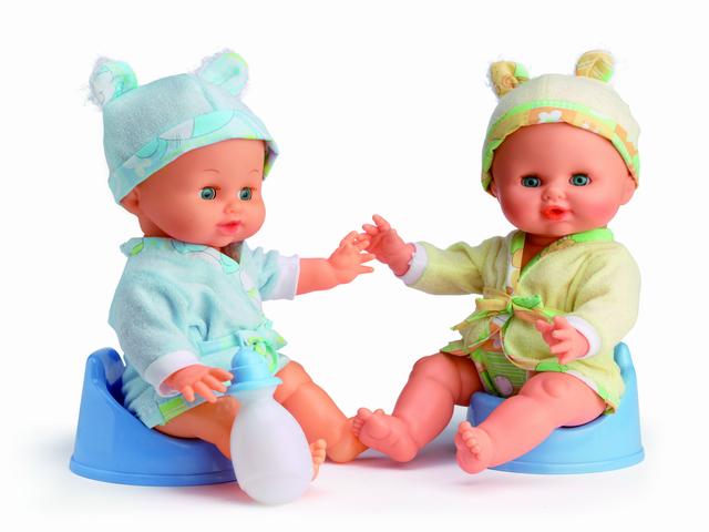 Bambola cicciotello pipino beve e fa pipi' 38cm