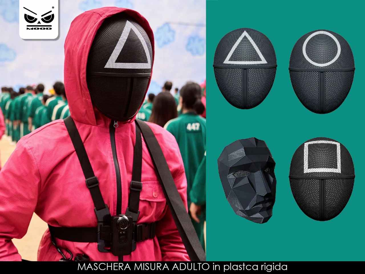 Maschera gioco del calamaro ht790