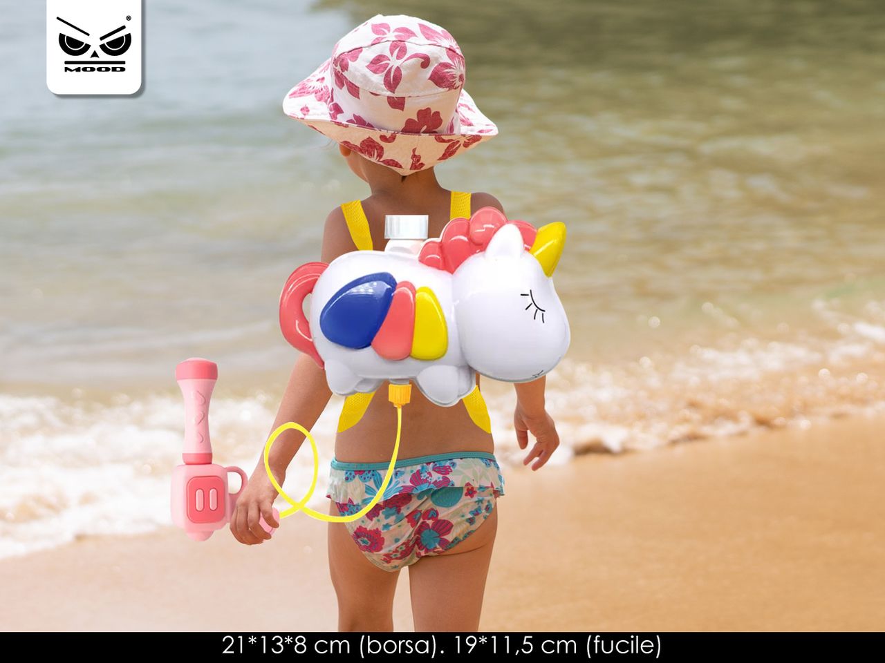 Borsetta con fucile ad acqua unicorno