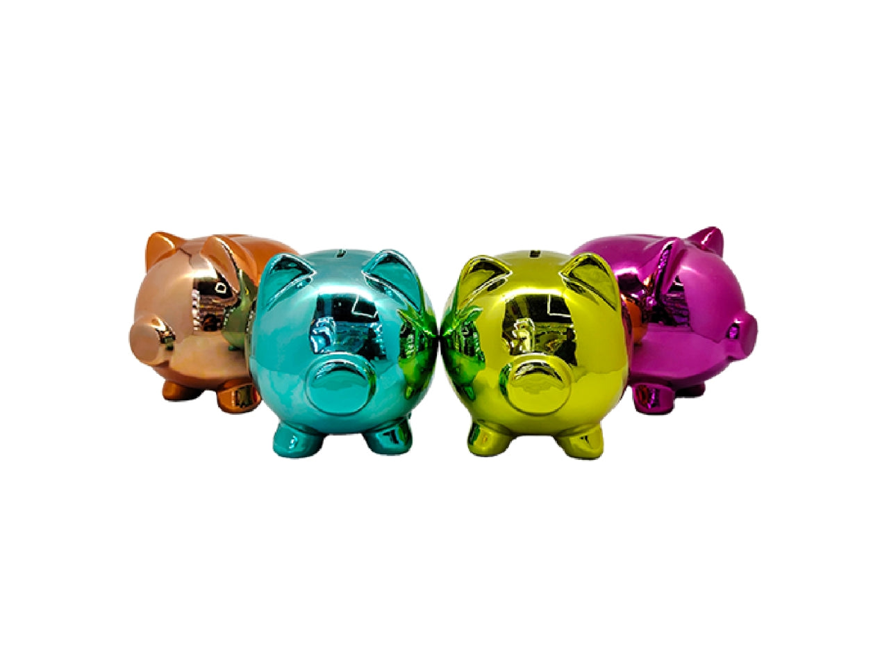 Salvadanaio maialino metal