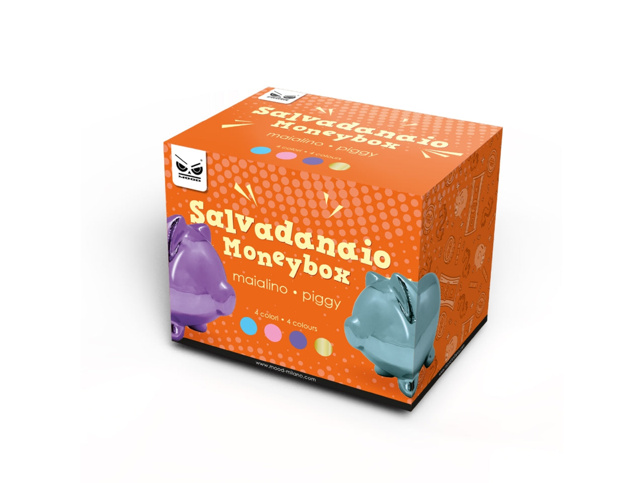Salvadanaio maialino metal