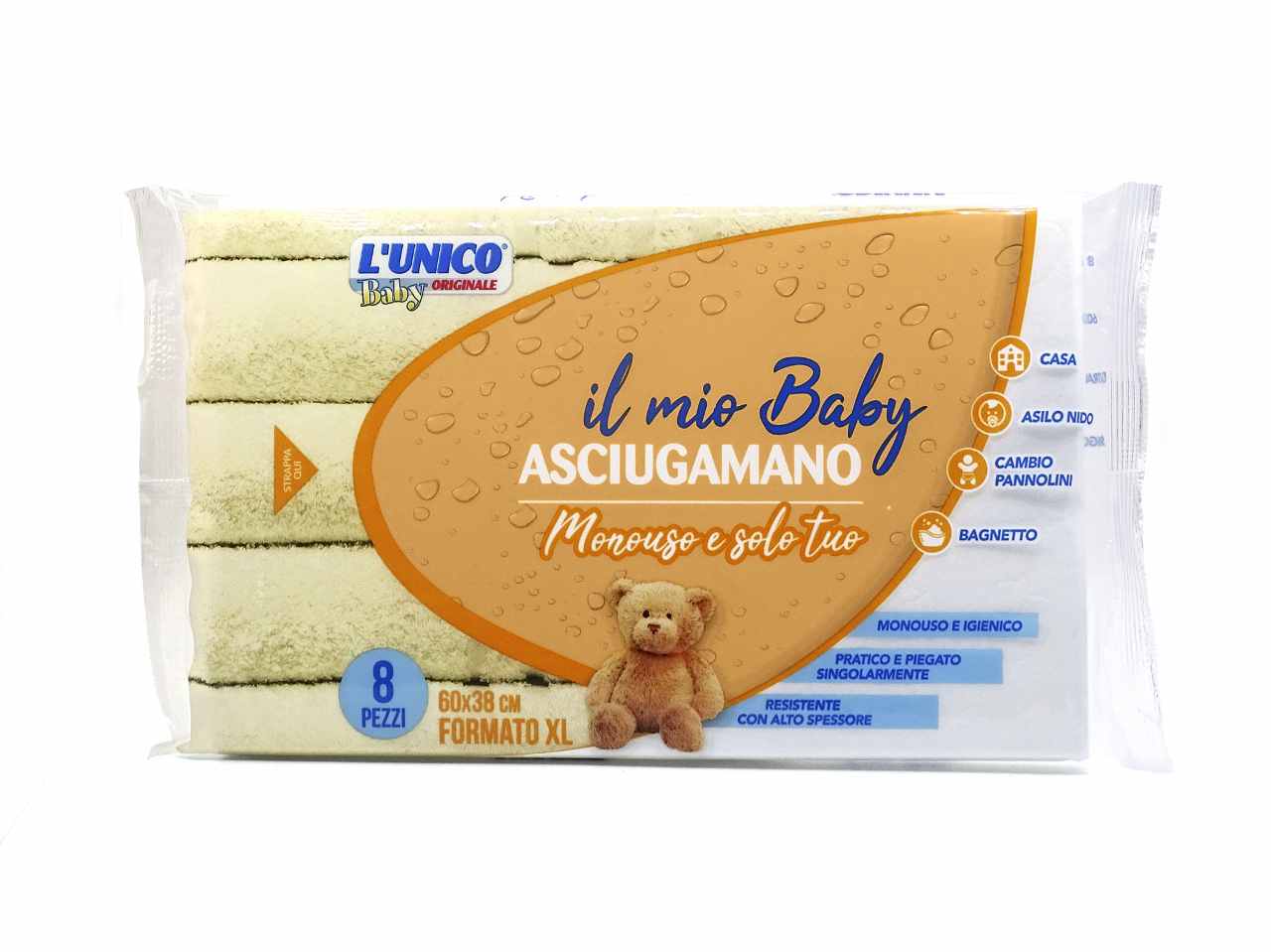 Il mio baby asciugamano 8 pezzi baz20064