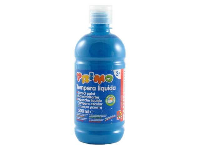 Tempera Primo in blu ciano 500 ml