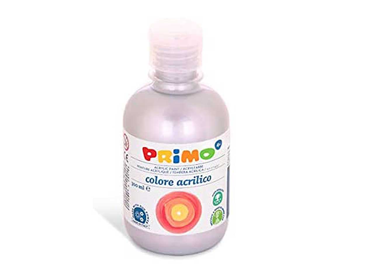 Tempera acrilica Primo in argento 300 ml