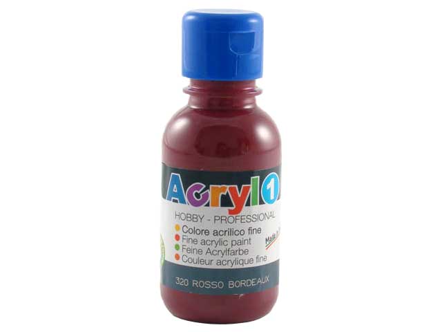 Morocolor ad acqua rosso bordeaux