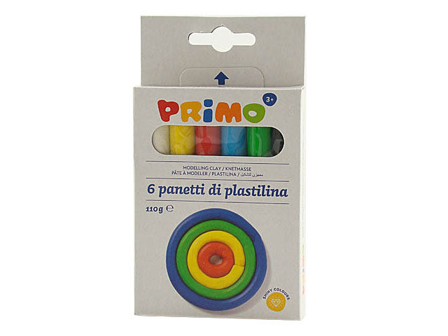 Plastilina Morocolor Assortiti 120gr 6 pezzi
