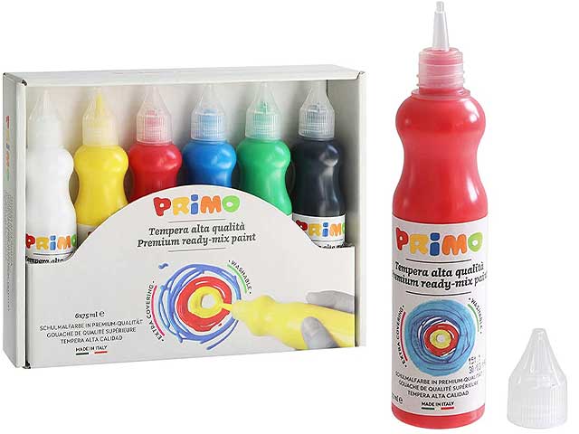 Tempera Primo in colori assortiti 75 ml