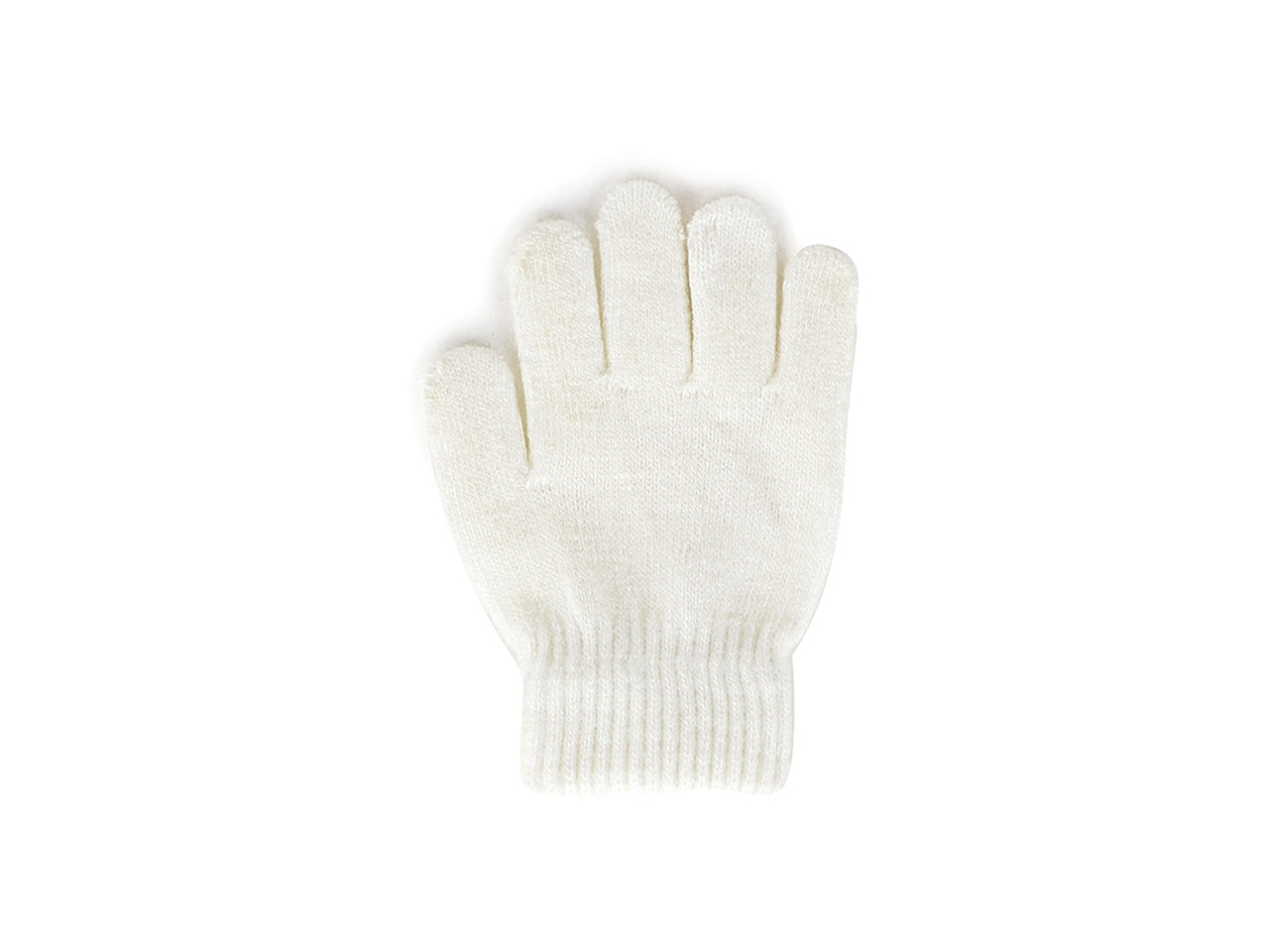 Guanto magico tinta unita bambino panna