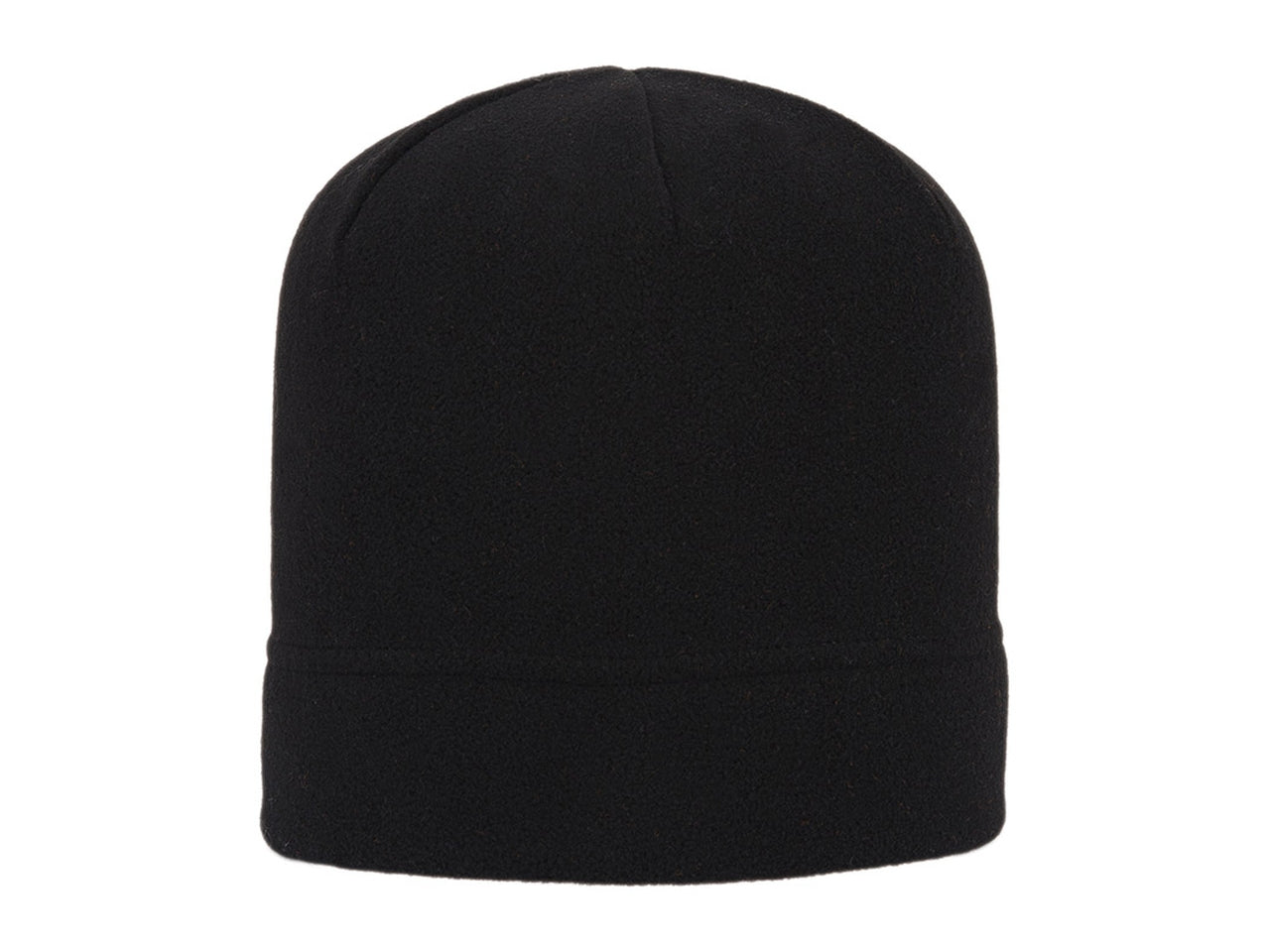 Cuffia in tinta unita pile colore nero