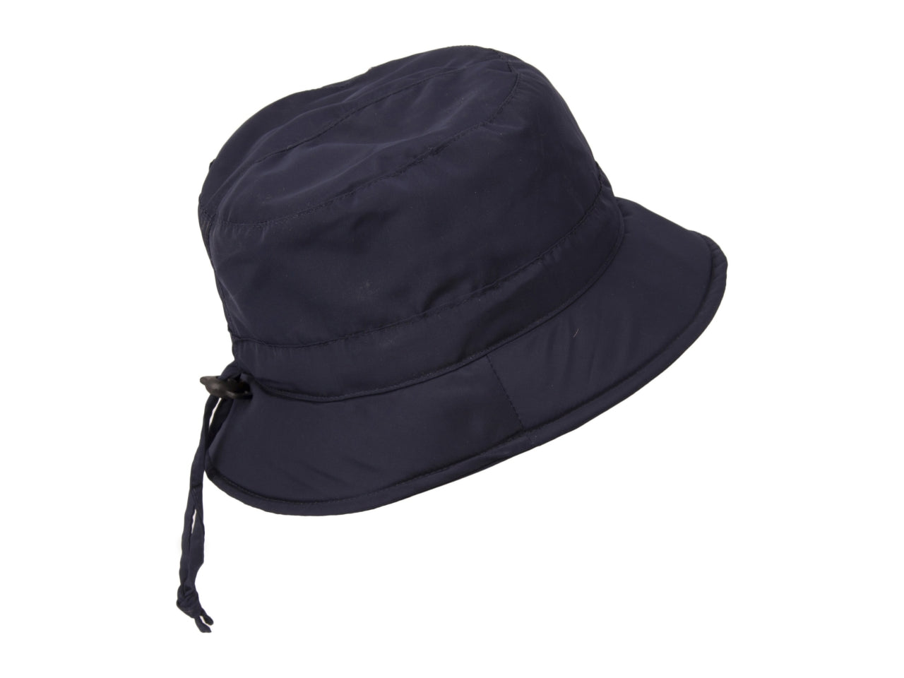 Caschetto nylon unisex con coulisse blu