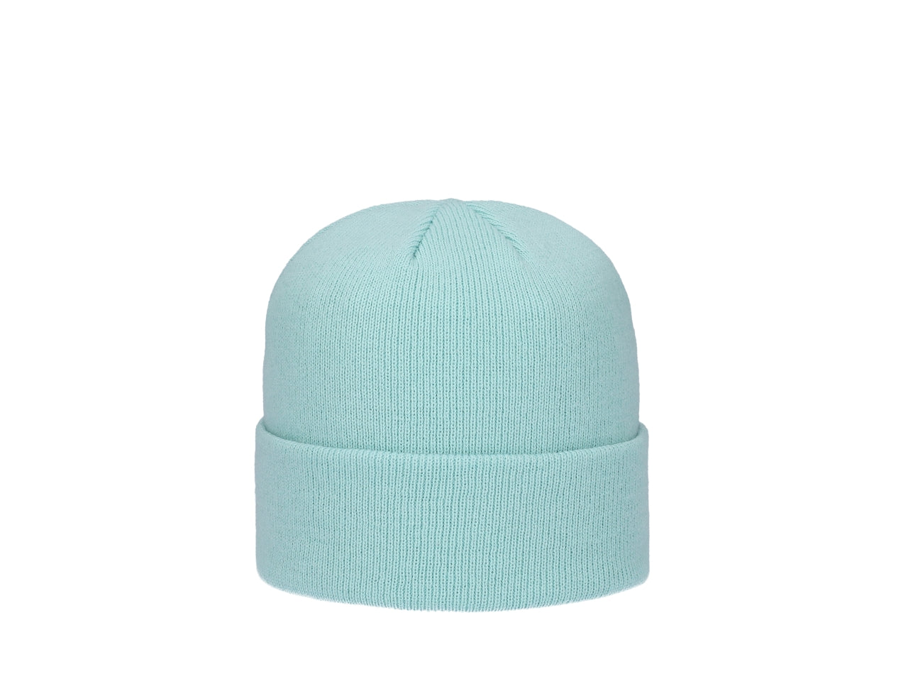 Cuffia tinta unita con risvolto acqua