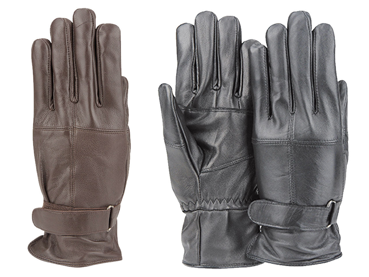 Guanto pelle con cinturino assortiti