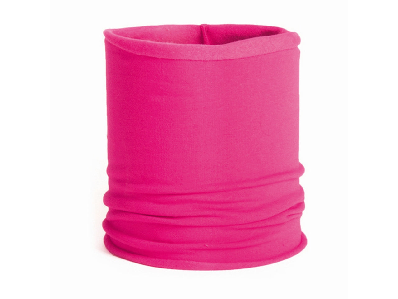 Scaldacollo bambino felpa tinta unita 23x24cm fuxia