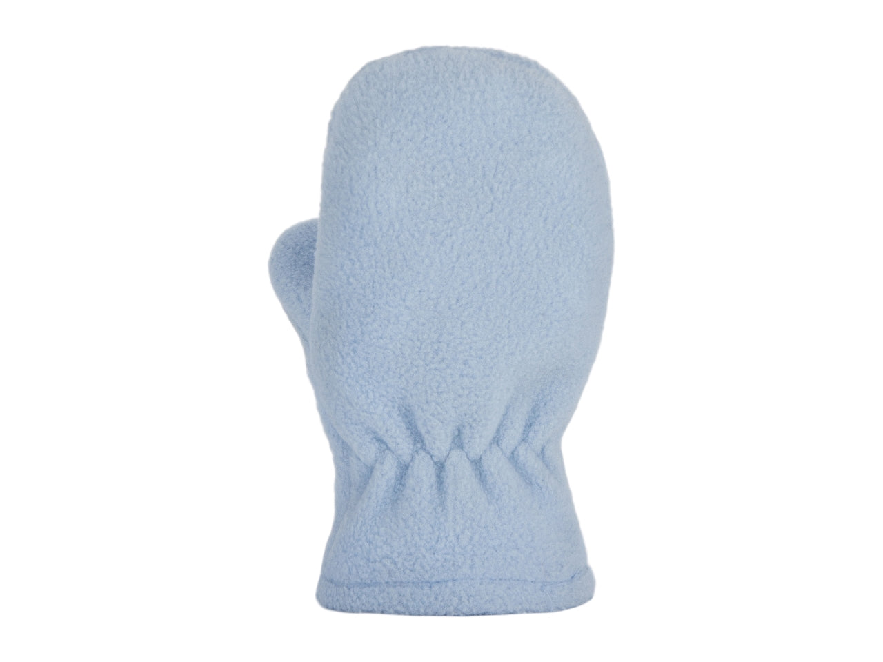 Muffola pile tinta unita baby 2/4 anni celeste