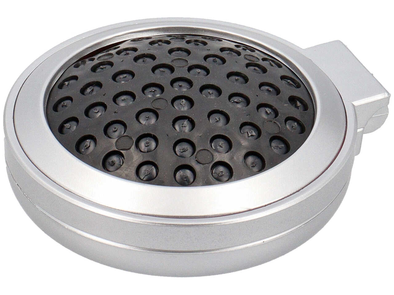 Spazzola con specchio color argento