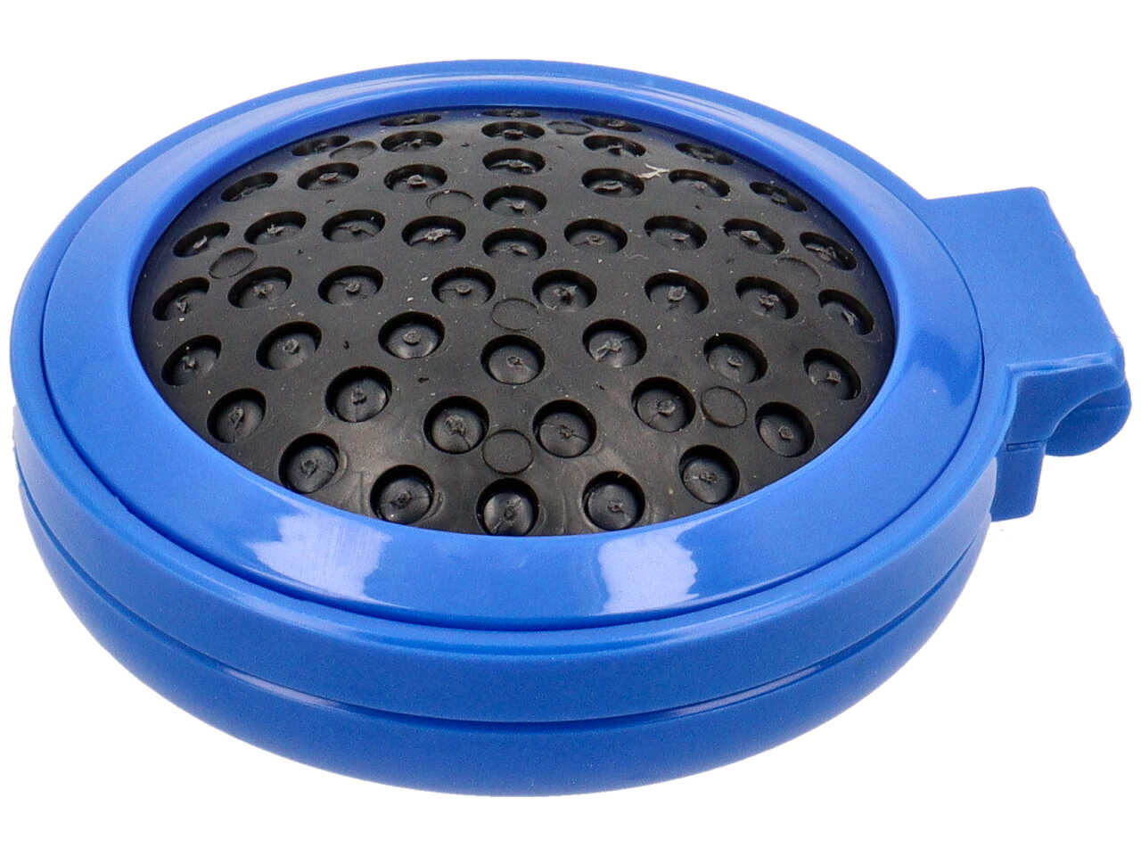 Spazzola con specchio color blu