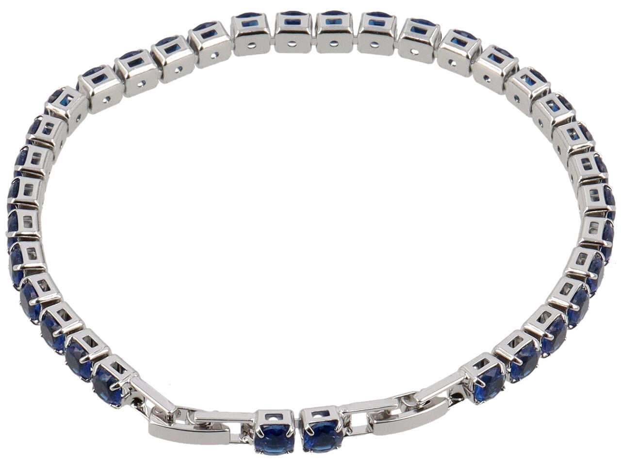Bracciale tennis blu 5mm