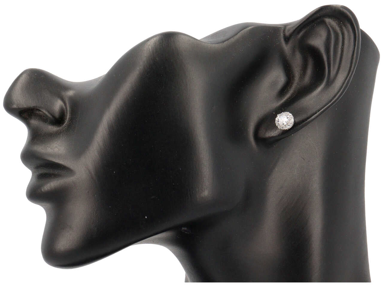 Orecchini pietra tonda cristal