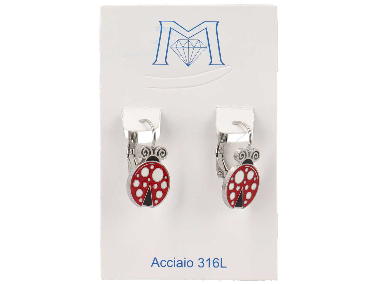 Orecchini coccinella