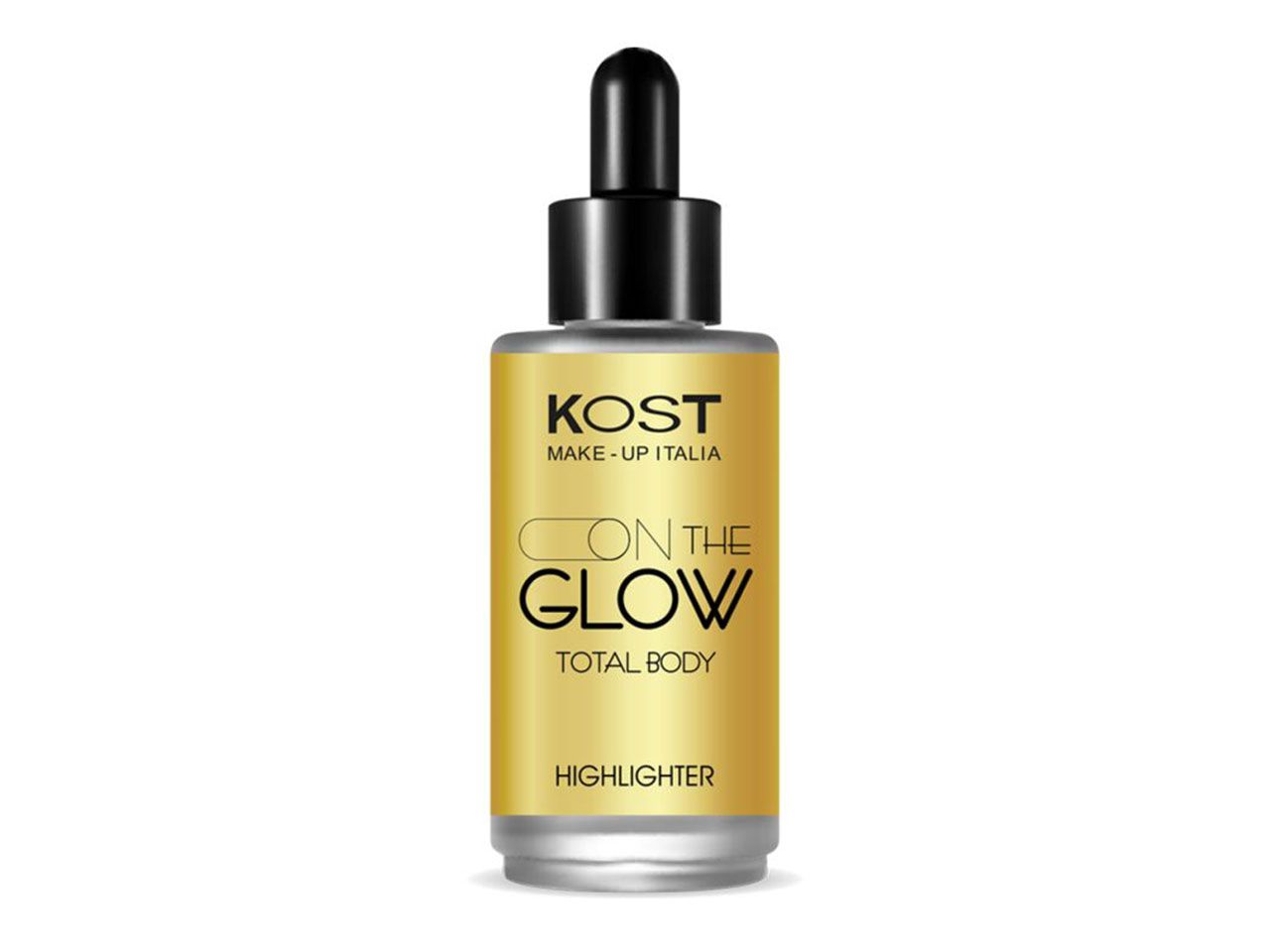 Illuminante in gocce per viso e corpo on the glow kost 01