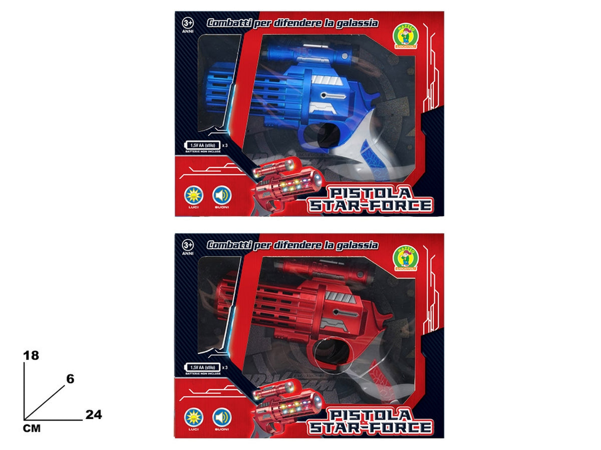 Pistola star-force con luci e suoni