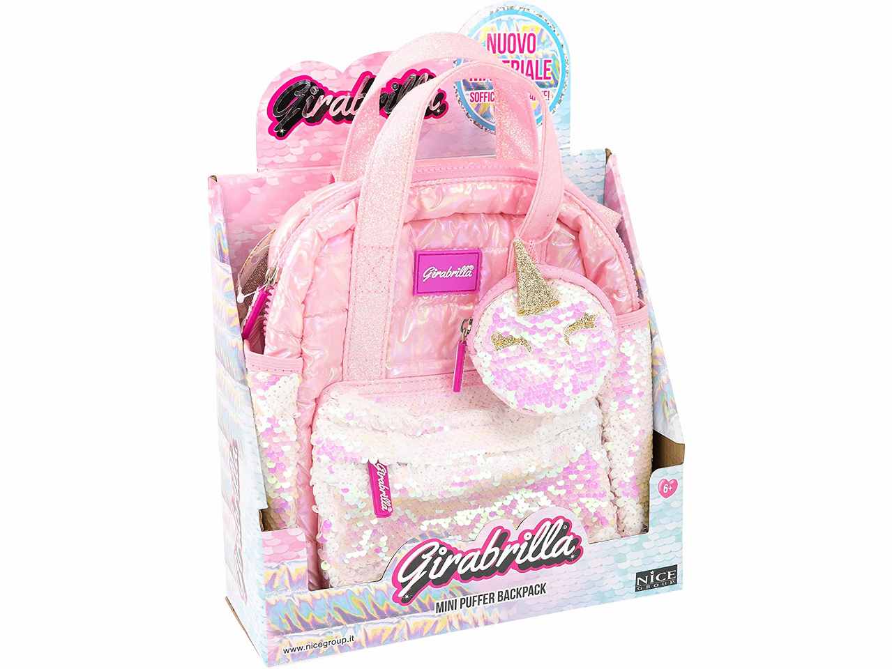 Girabrilla puffer mini backpack 19008