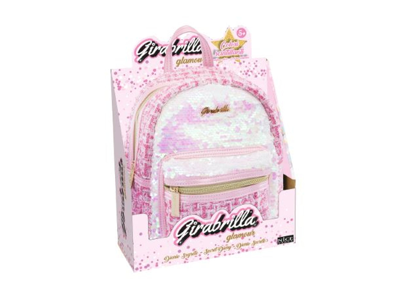 Girabrilla tweed backpack