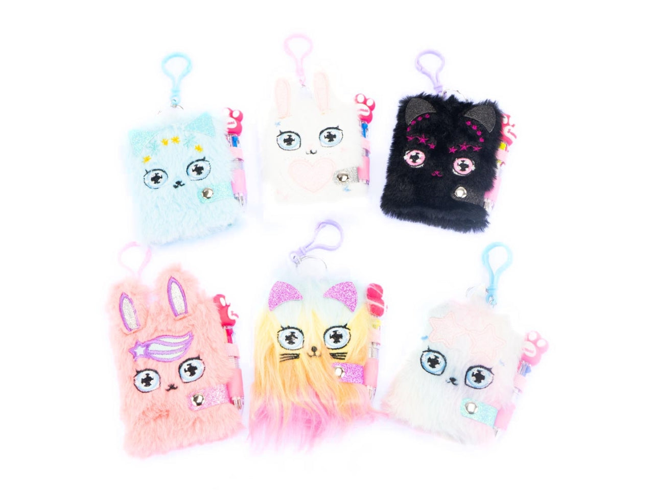 Girabrilla keychains mini notebook