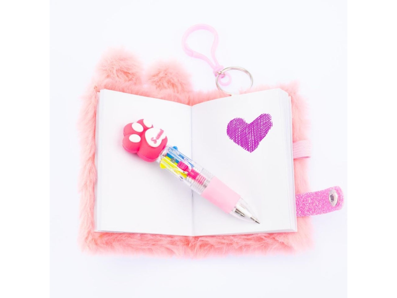 Girabrilla keychains mini notebook