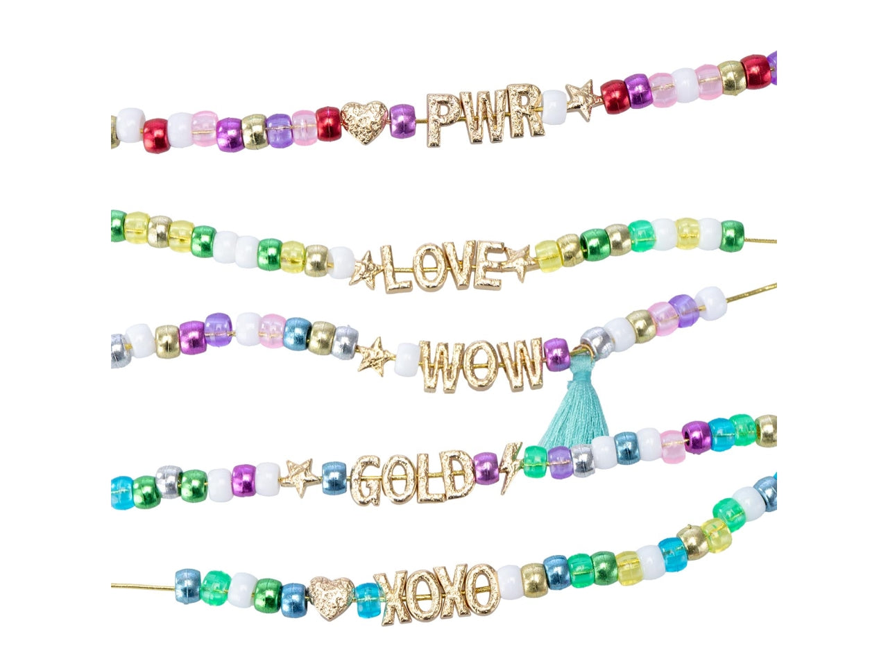 Perline abc precious gold