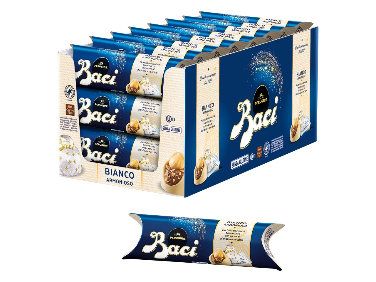 Baci tubino bianco da 3 pezzi 37,5gr