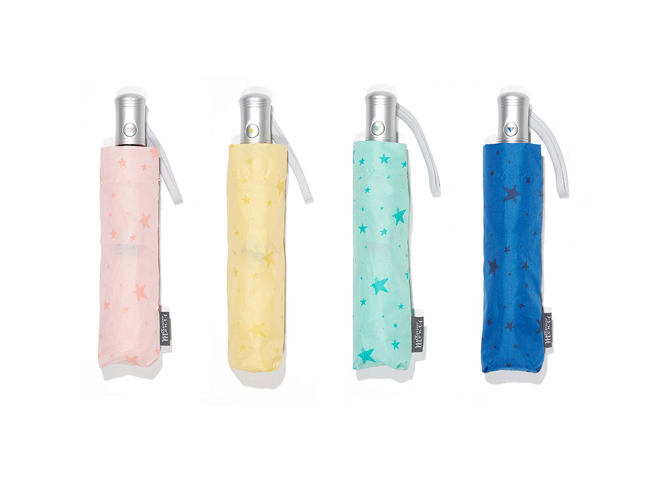 Ombrello da pioggia tascabile antivento con stelline in 8 colori assortiti â Gallotti