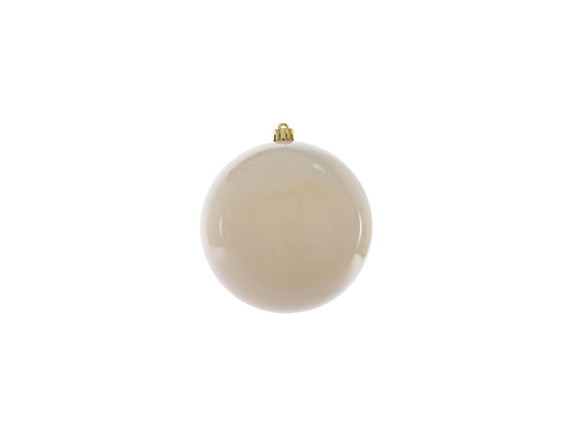 Palla 14cm bianco lana lucido