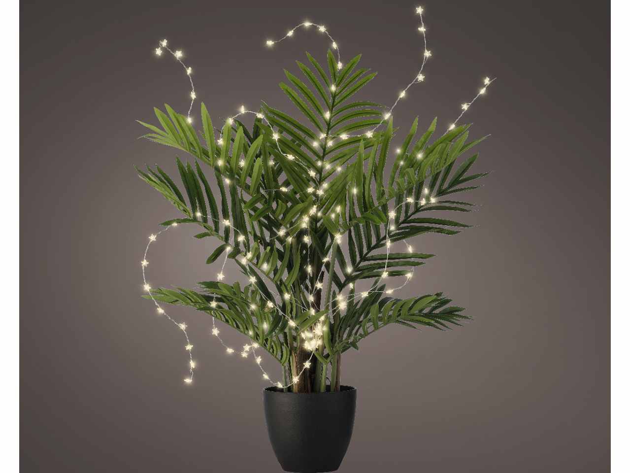 Catena luci 160 micro led 1metro bianco caldo uso esterno $