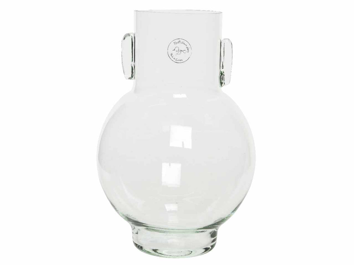 Vaso in vetro trasparente 28cm d 648092
