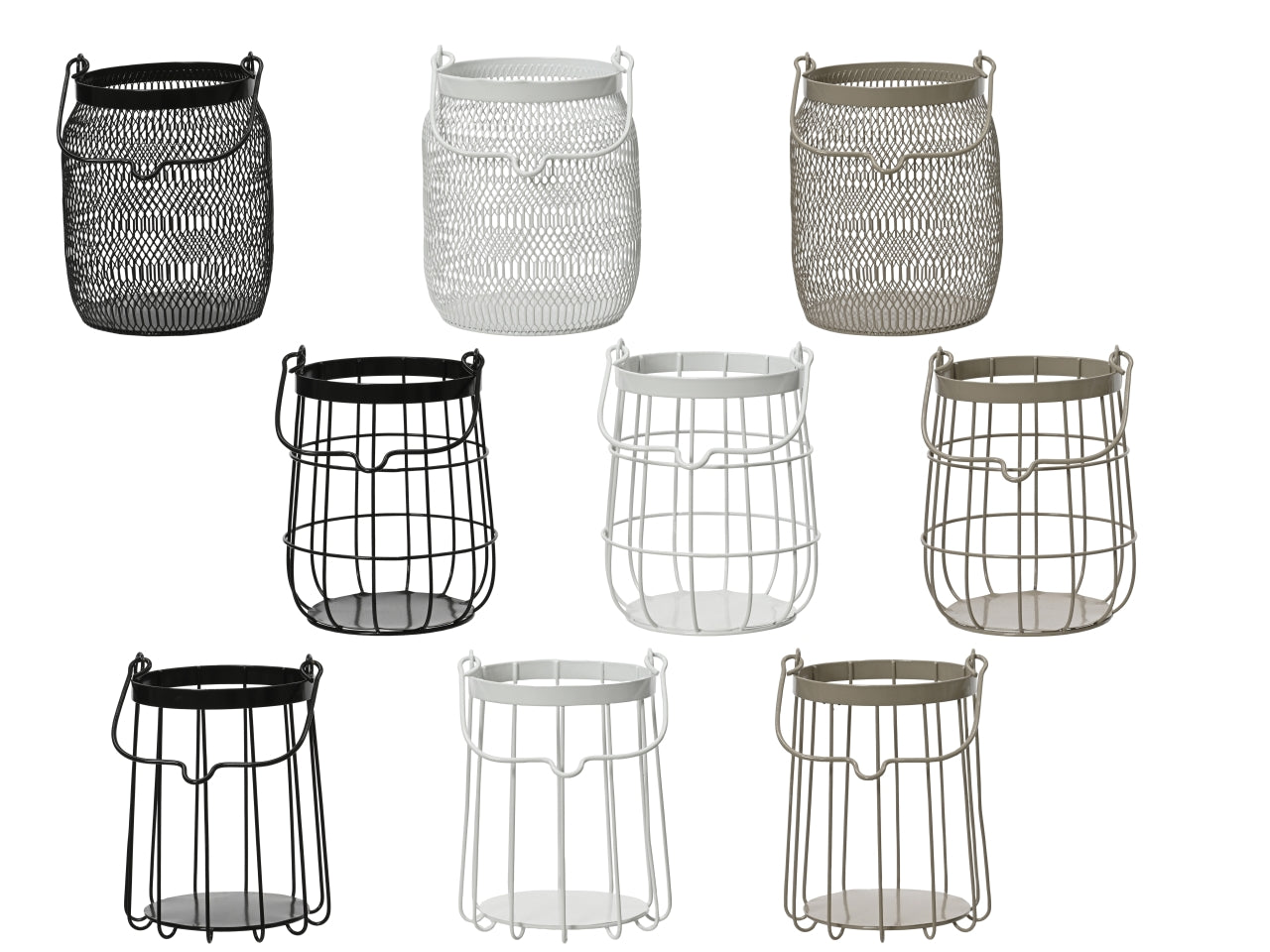Lanterna Arredo in Metallo, da Tavolo e da Appendere, per Candela - H.15xD.13cm, Disponibile in 9 Colori - Kaemingk $