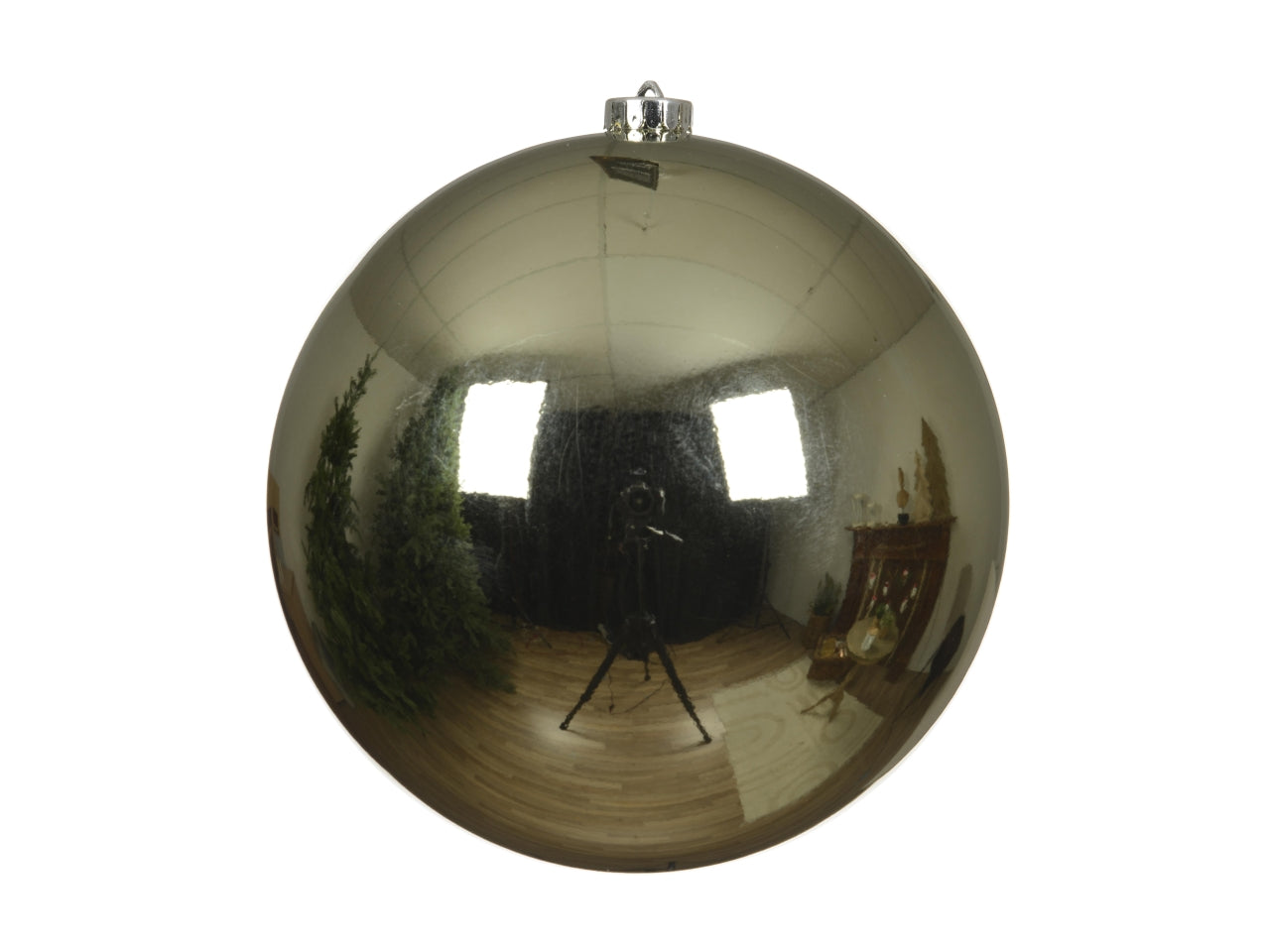 Palla 20cm verde rosmarino lucido