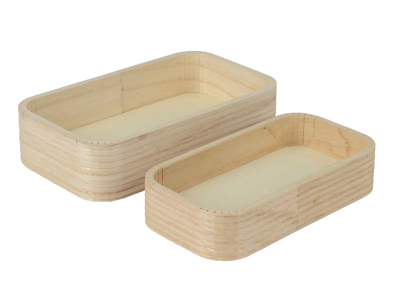 Contenitore in legno di pioppo misure 19x11cm x altezza 4,6cm