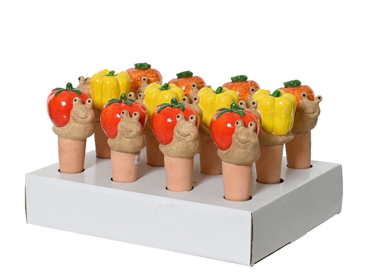 Lumaca picchetto da pianta per irrigazione in terracotta misure 6x8cm x altezza 15cm