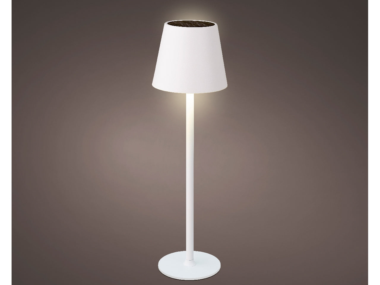 Lampada da tavolo sol metal biancad.11xh.37cm