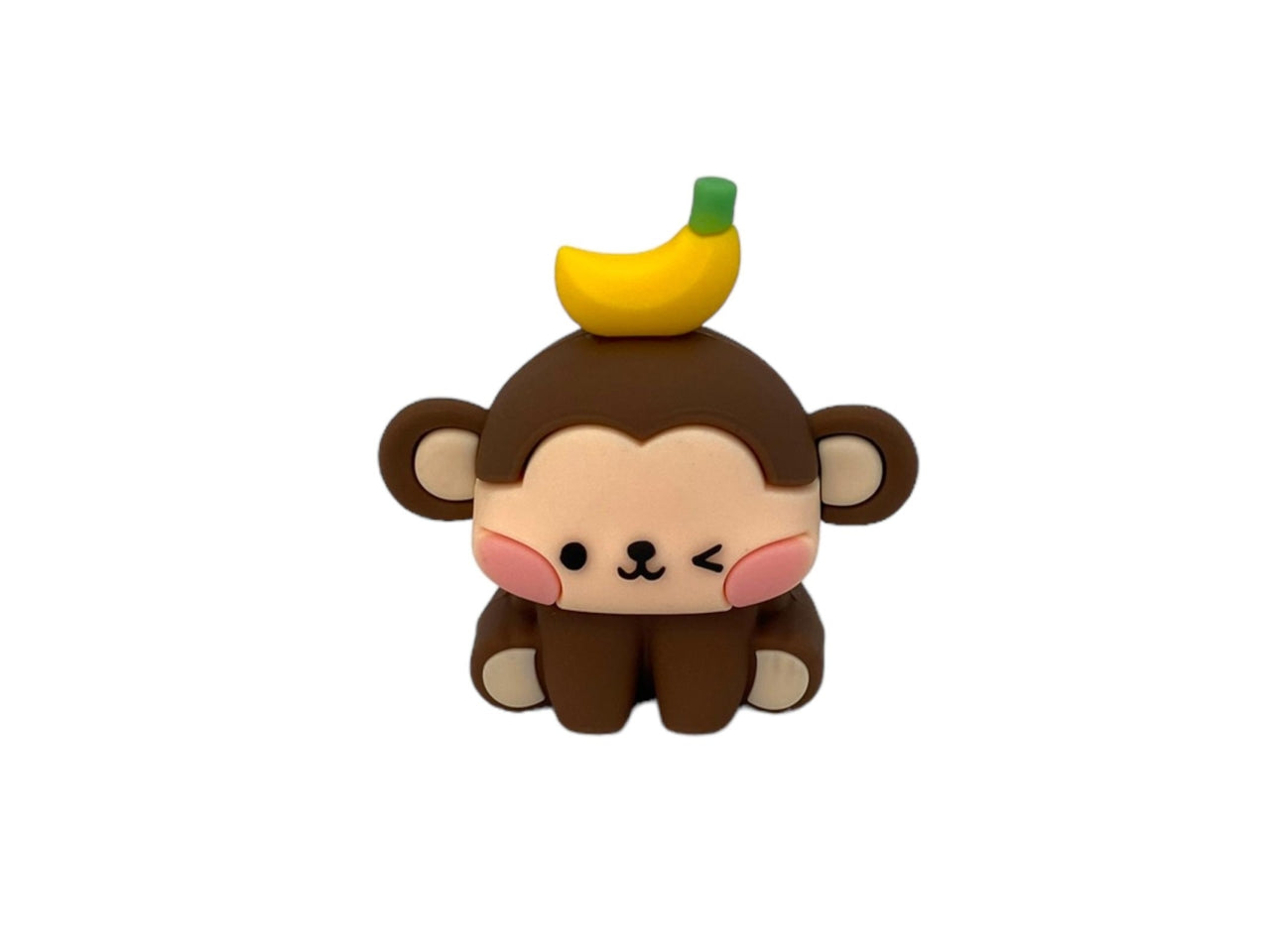 Scimmietta in resina smaltata a mano 6cm