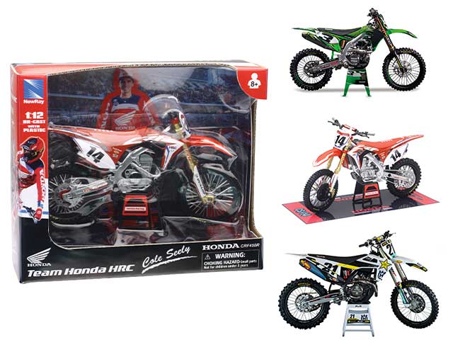 Kawasaki race team kx450 2019 rider eli tomac in scala 1:12