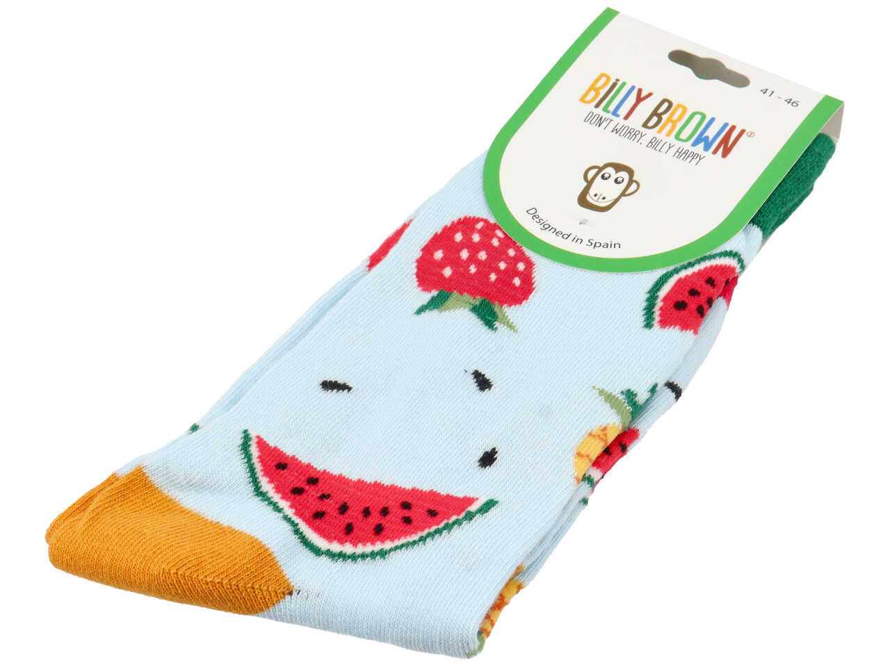 Calzini con decoro frutta