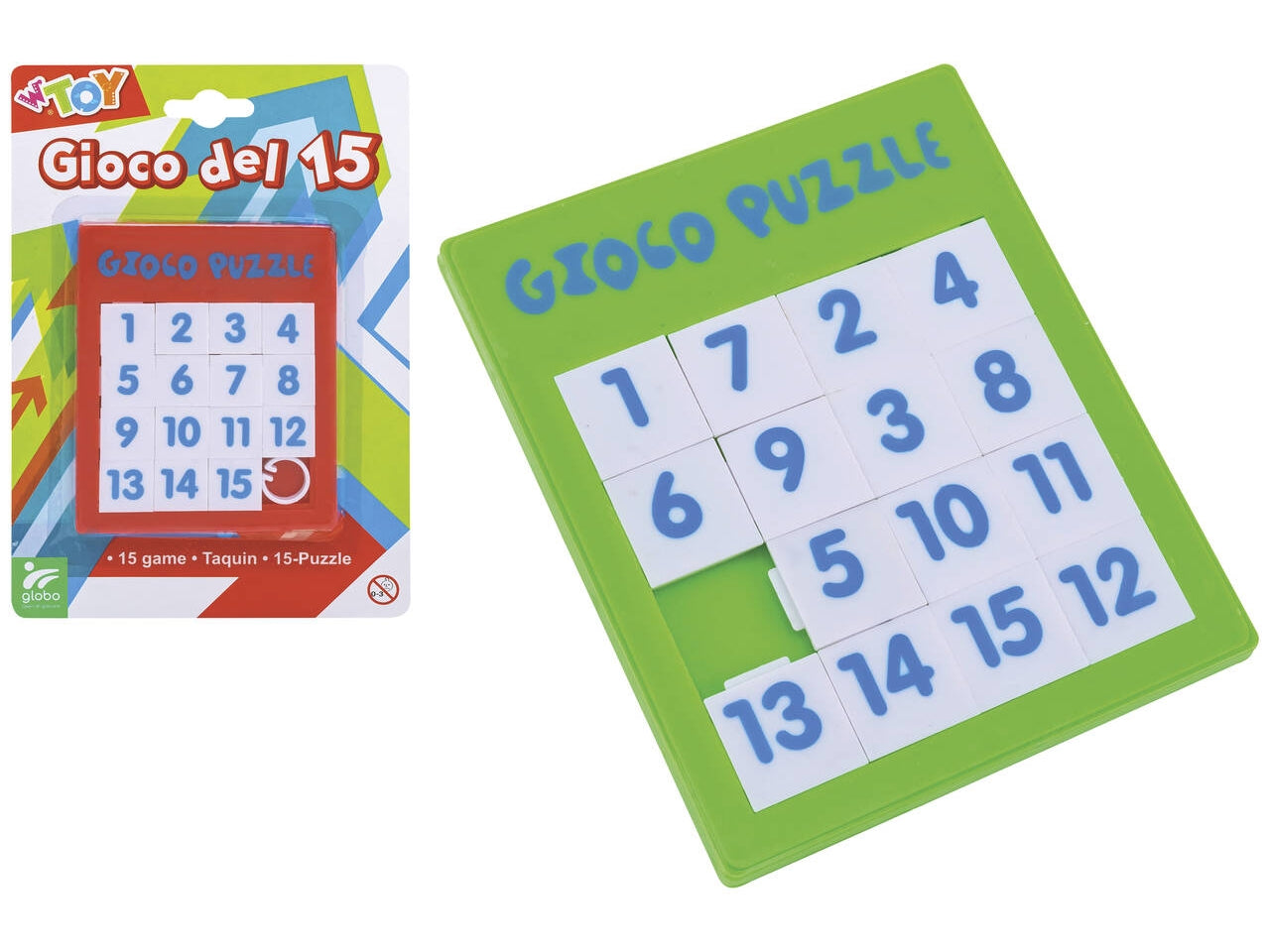 W_toy gioco del 15 colorati 8,6x10,5cm