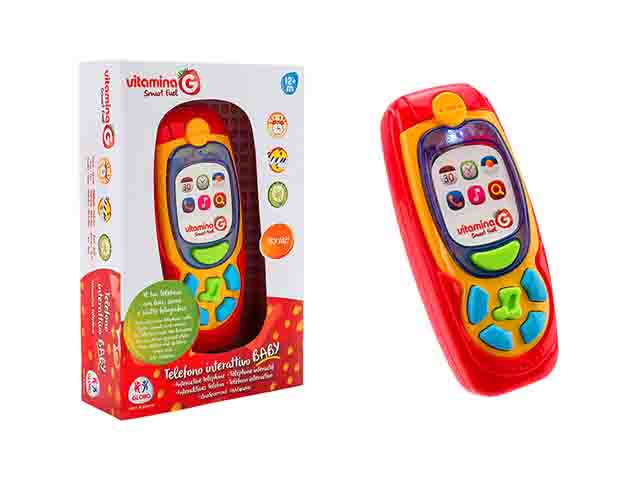 Vitamina G telefono batteria try me con luce suoni musiche